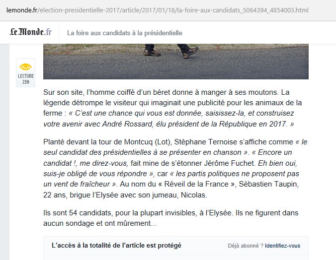 article le monde 